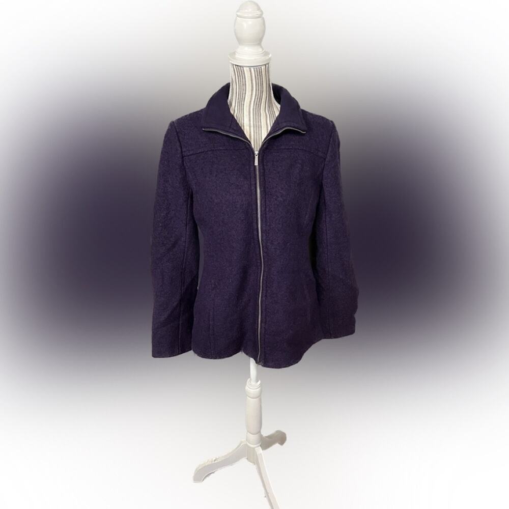 LANDS END WOMENS FULL ZIP JACKET SIZE 10P NWT